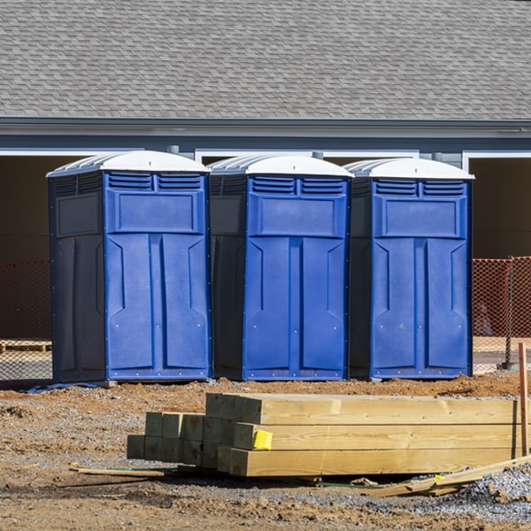 are there any restrictions on where i can place the portable toilets during my rental period in Truxton